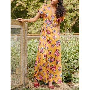 Matilda Jane Alana Mustard Floral Wrap Dress